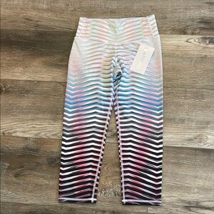Athleta Multicolor Striped Capris